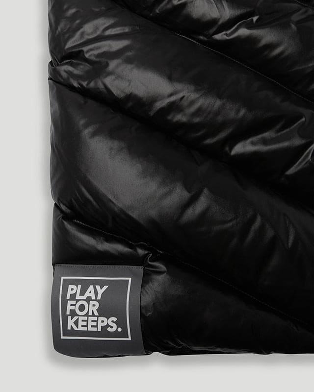 PFK Hooded Duck Down Vest Black