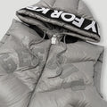 PFK Hooded Duck Down Vest Grey3