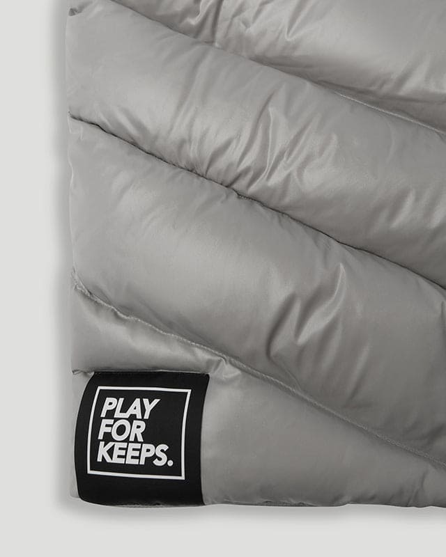 PFK Hooded Duck Down Vest Grey