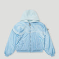 Handstyle/Team Logo Fur Jacket Light Blue1