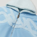 Handstyle/Team Logo Fur Jacket Light Blue5