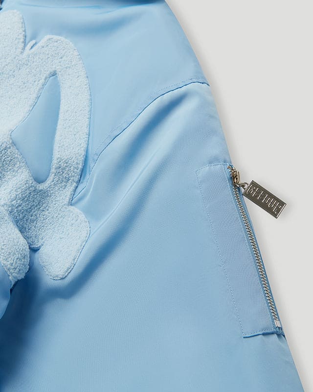 Handstyle/Team Logo Fur Jacket Light Blue