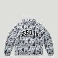 PFK Static Puffer Jacket Multi Black/Grey + Ski Mask3