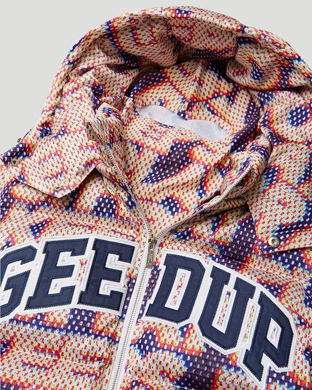 PFK Static Puffer Jacket Multi Colour + Ski Mask