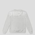 Geedup Sportsman Crewneck Ice Grey/White1