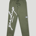 Geedup Signature Trackpants Olive/White1
