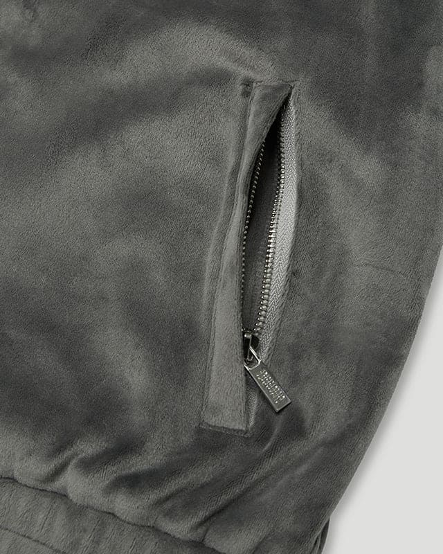 Signature Velour Jacket Grey