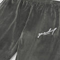 Signature Velour Trackpants Grey2