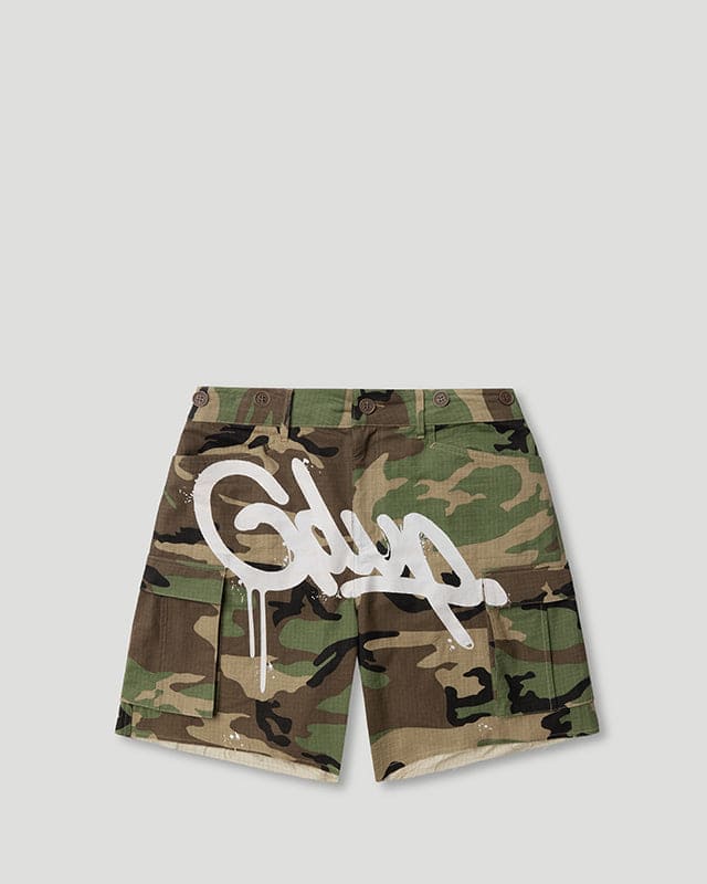 Handstyle Cargo Short Camo Green
