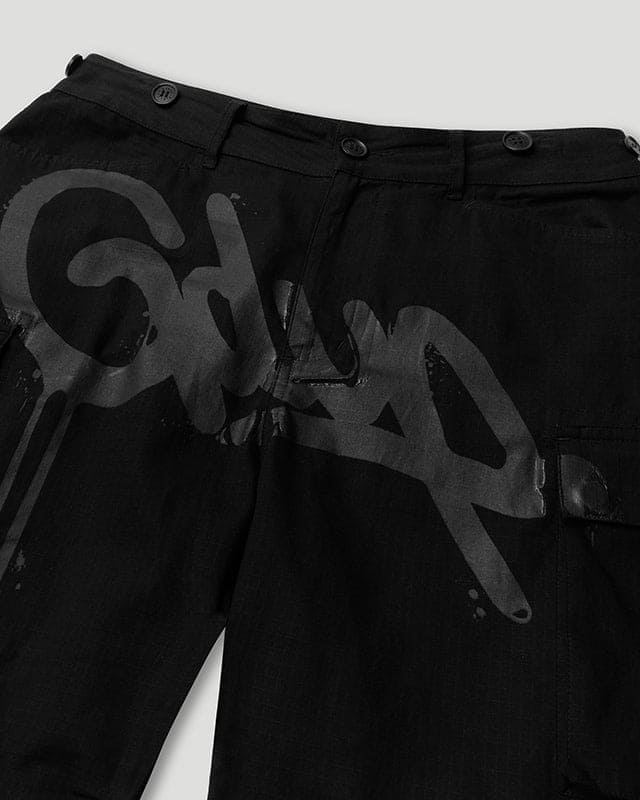 Handstyle Cargo Short Black