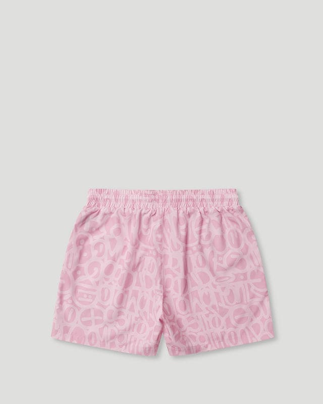 Handstyle Swim Short Pink/Blue