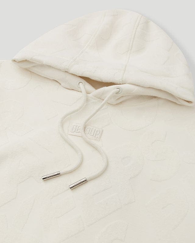 PFK Monogram Hoodie Light Cream
