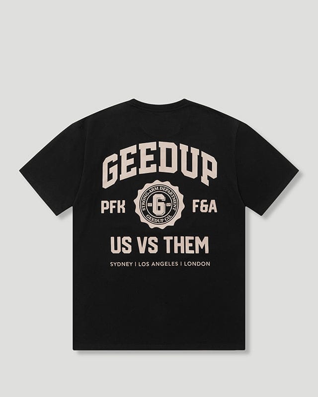 Us vs. Them T-Shirt Black/Pink