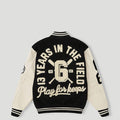 13YR PFK Varsity Jacket Black/Cream2