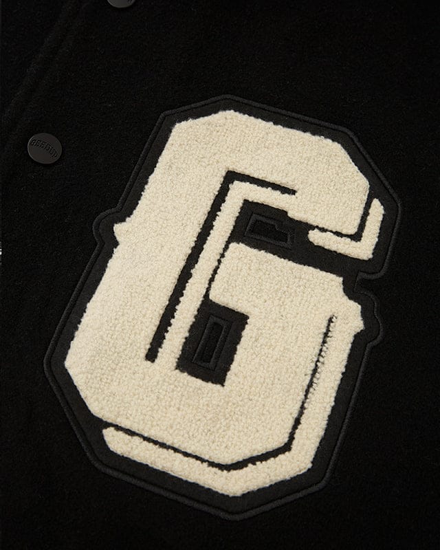 13YR PFK Varsity Jacket Black/Cream