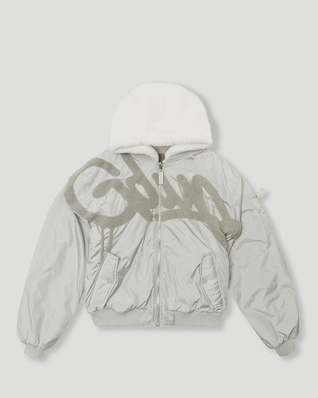 Handstyle/Team Logo Bomber Grey/White