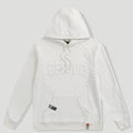O/S Emblem Emboss Hoodie Ice Grey1