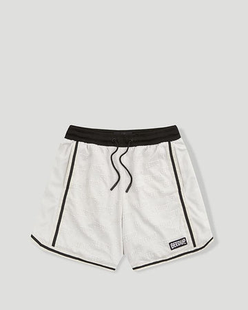 Emboss Mesh Shorts Stone Grey