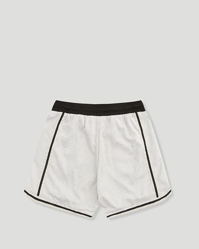 Emboss Mesh Shorts Stone Grey