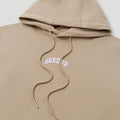 Micro Team Logo Hoodie Tan2