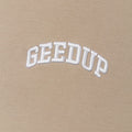 Micro Team Logo Hoodie Tan3