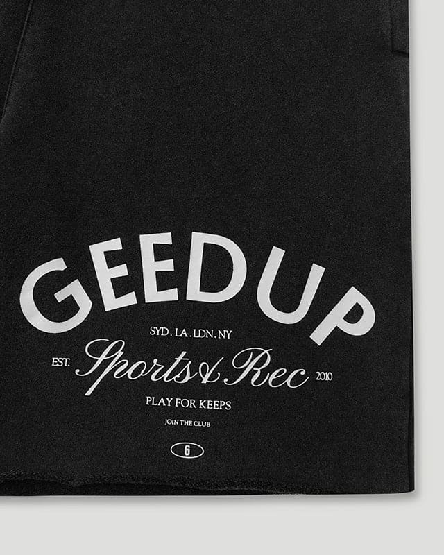 Sports & Rec. Shorts Washed Black