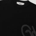 Handstyle Logo Knitted Lil Don Tee Black/Grey3