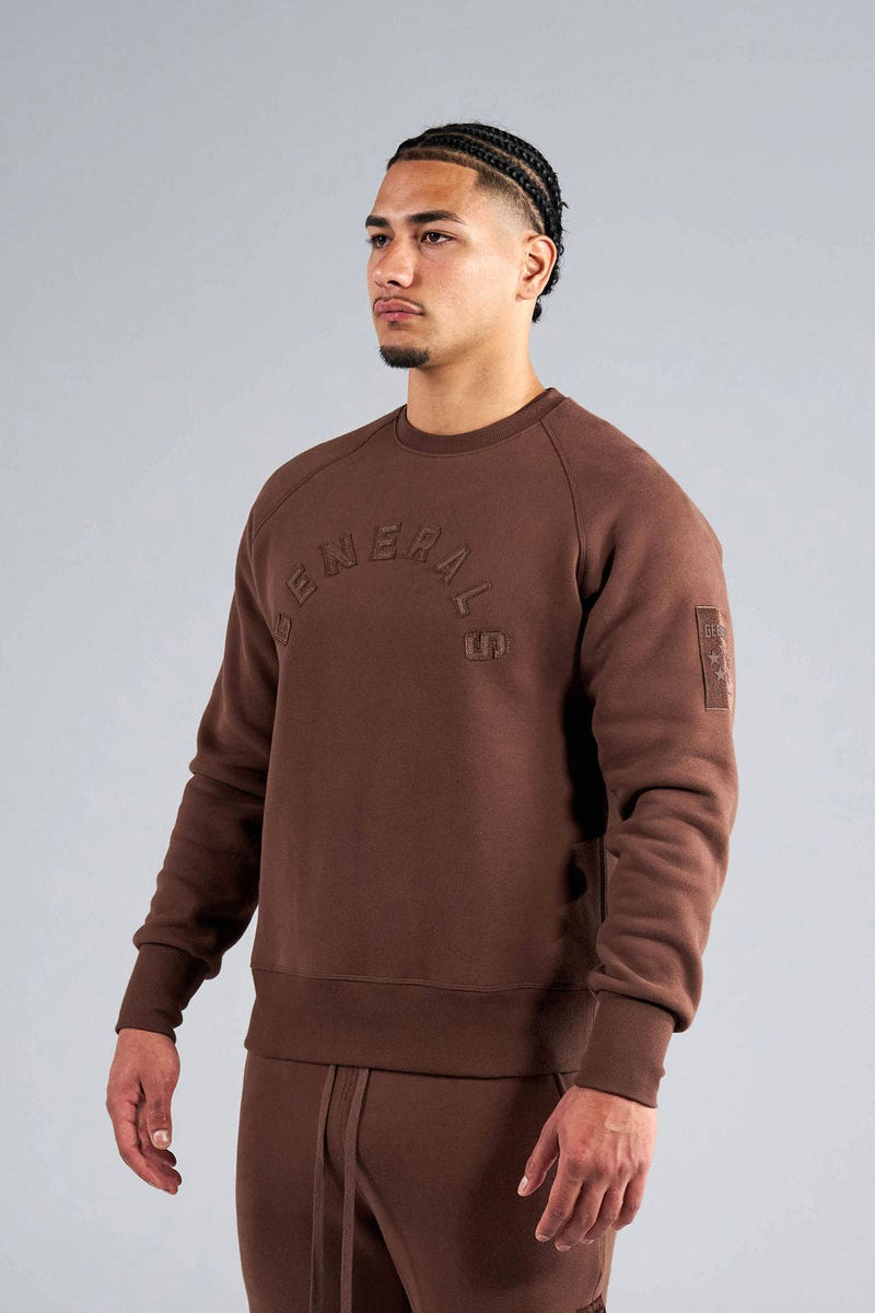 Generals Classic Fit Crewneck Chestnut