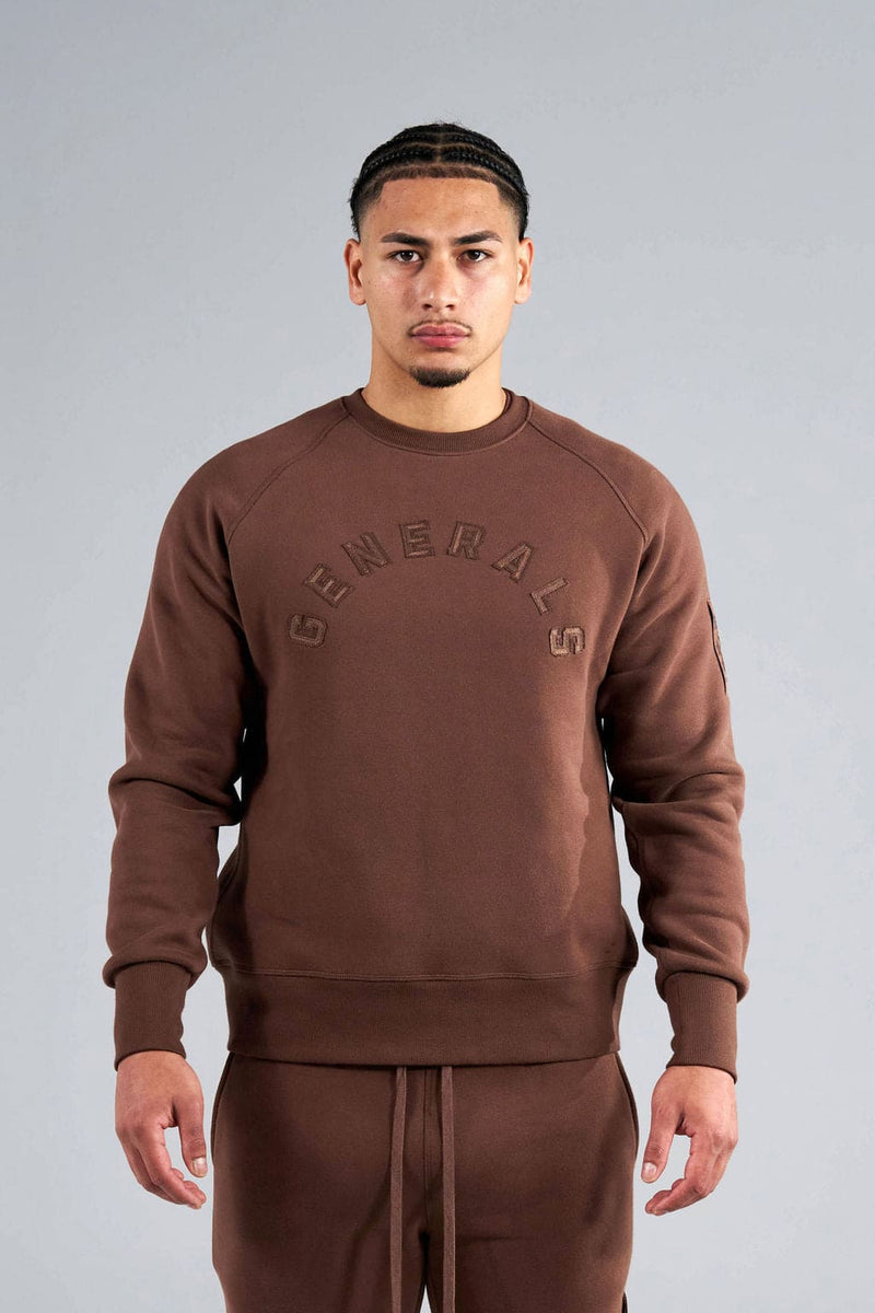 Generals Classic Fit Crewneck Chestnut