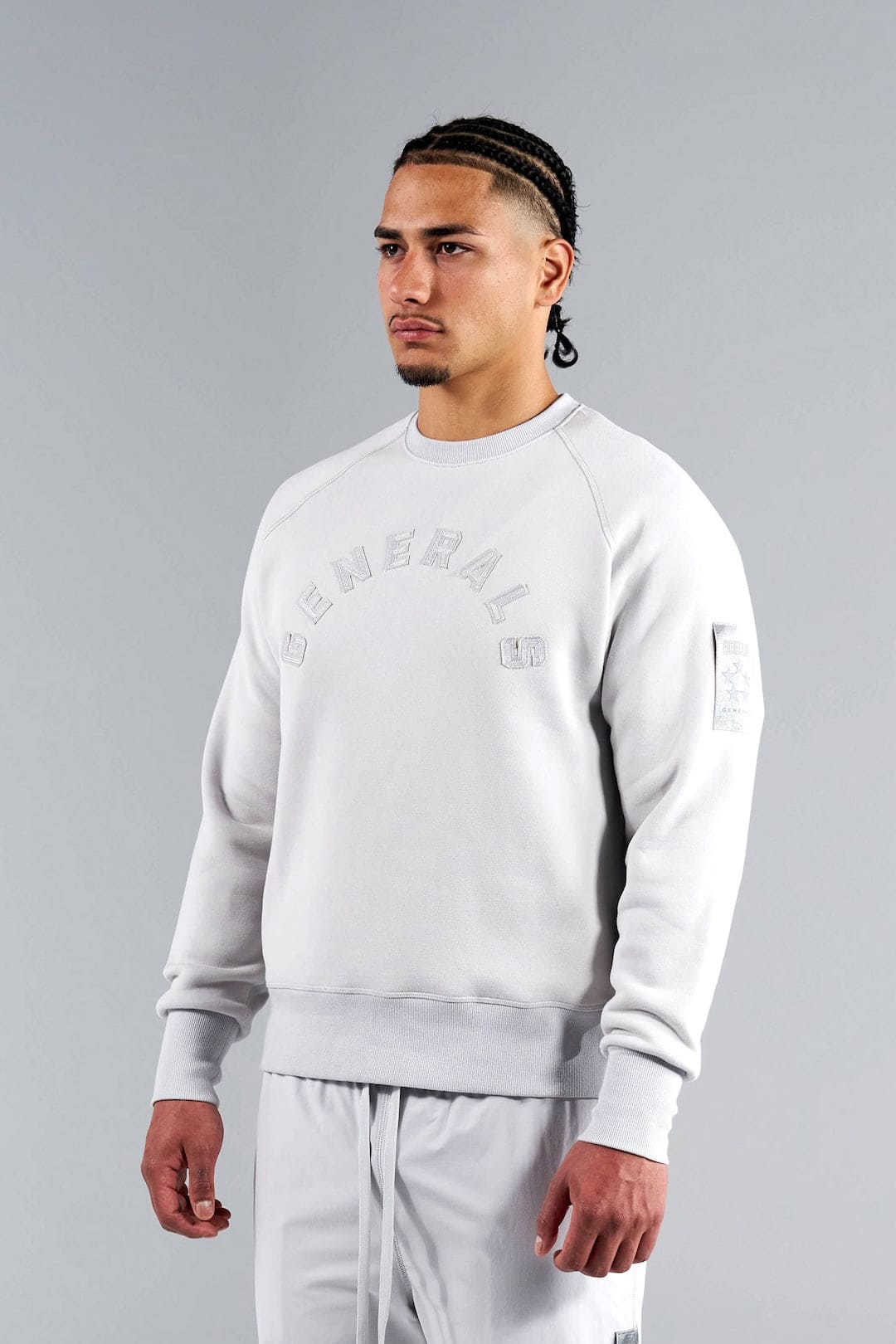Generals Classic Fit Crewneck Nimbus Cloud