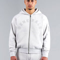 Generals Classic Fit Raglan Zip Hoodie Nimbus Cloud2