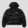 Mono Jacquard Duck Down Jacket Black1