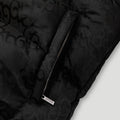 Mono Jacquard Duck Down Jacket Black3