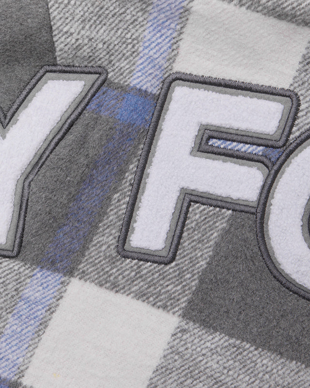 PFK Flannel Jacket Grey Blue/Cream
