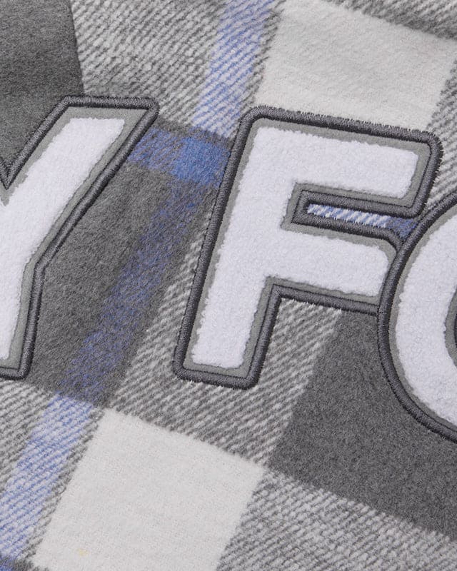 PFK Flannel Jacket Grey Blue/Cream
