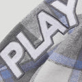 PFK Flannel Jacket Lil Don Grey Blue/Cream4