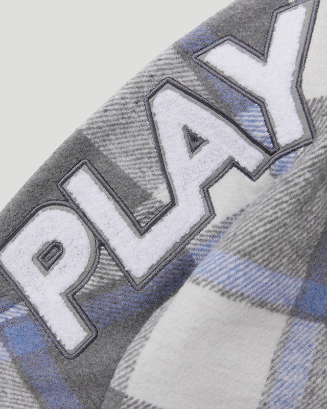 PFK Flannel Jacket Lil Don Grey Blue/Cream