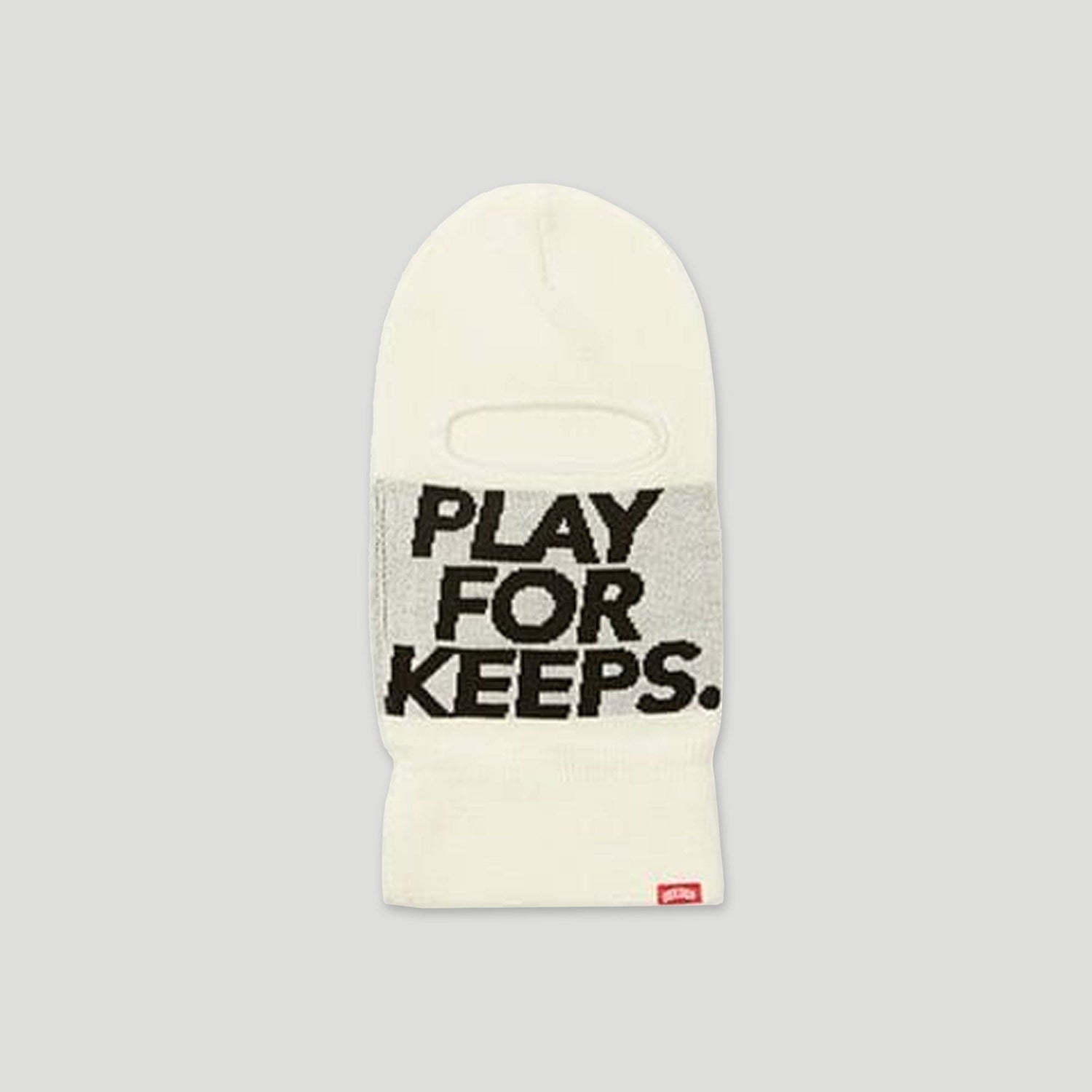Play For Keeps Ski Mask White
