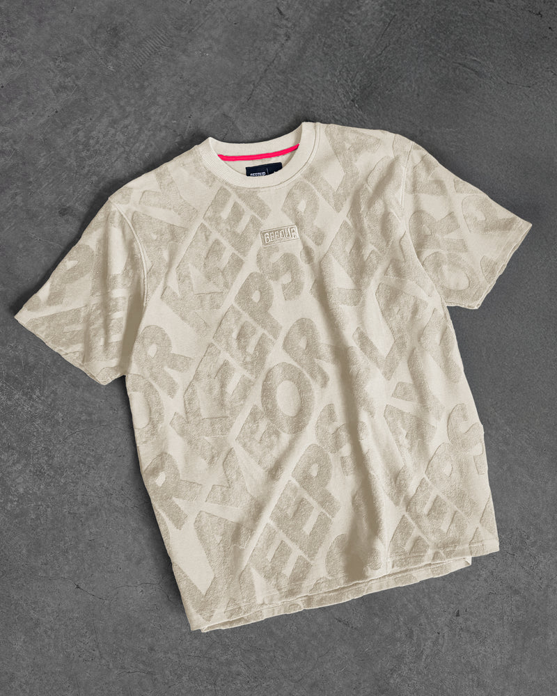 PFK Jacquard T-Shirt Beige