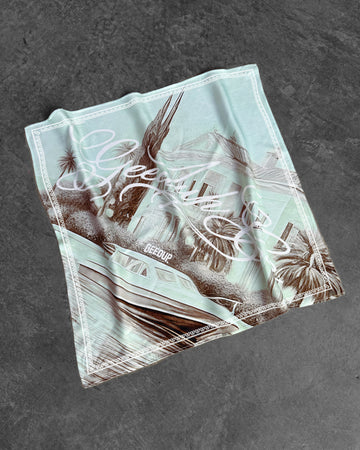 C.D.G Silk Scarf Pastel Mint