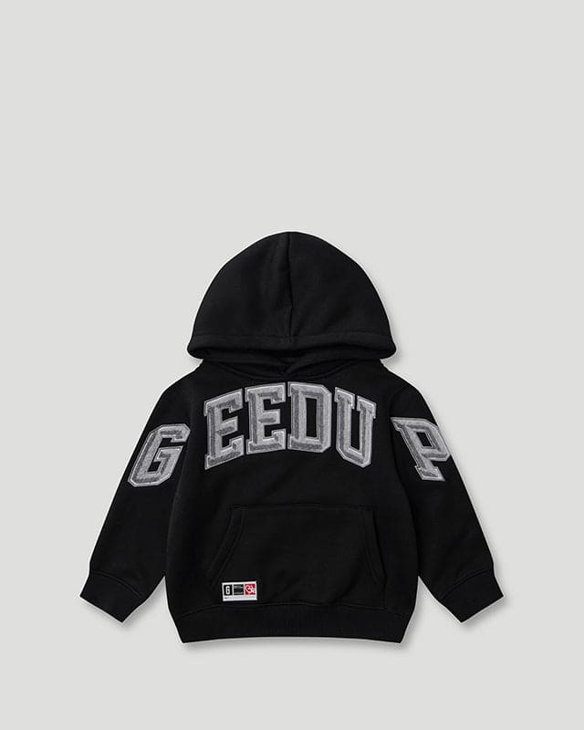 Team Logo 3D Hoodie Lil Don Black/Grey