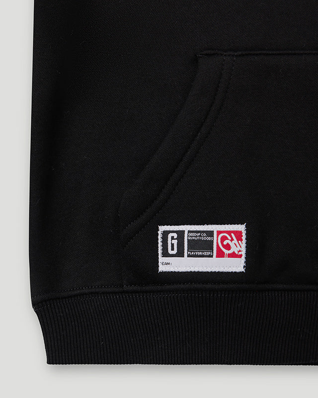 Team Logo 3D Hoodie Lil Don Black/Grey