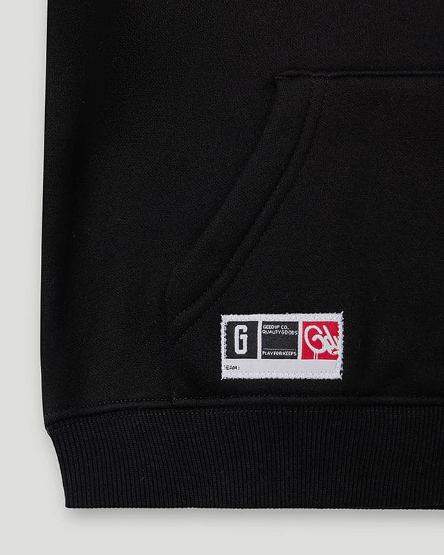 Team Logo 3D Hoodie Lil Don Black/Grey