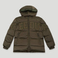 Team Logo Reversible Duck Down Jacket Khaki/Olive2