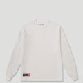 Waffle Signature Long Sleeve Tee – White/White1