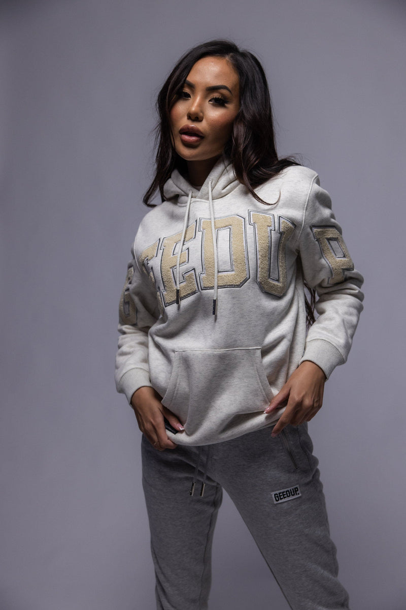 Team Logo Hoody Wheat Marle/Wheat