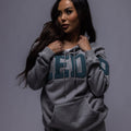 Team Logo Hoody Grey/Aqua Green6
