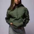 O/S Emblem Emboss Hoody Military Green6