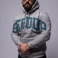 Team Logo Hoody Grey/Aqua Green5
