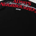 Always Neighbourhood Tee - Black/Red3